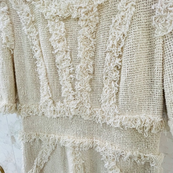 CHANEL Mini Dress {38} Sample Cream Neutral - Picture 4 of 8